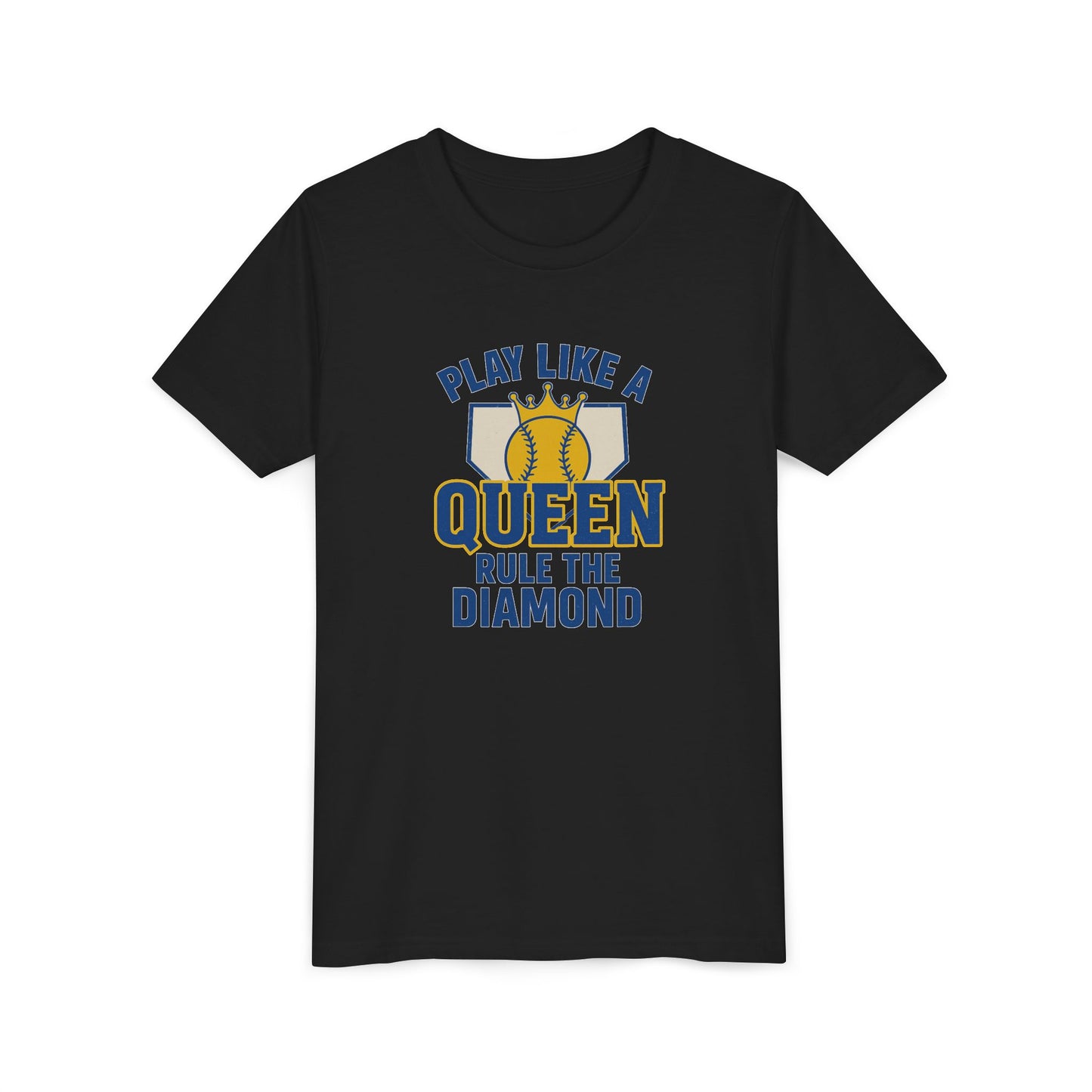 Play Like a Queen Softball Tee