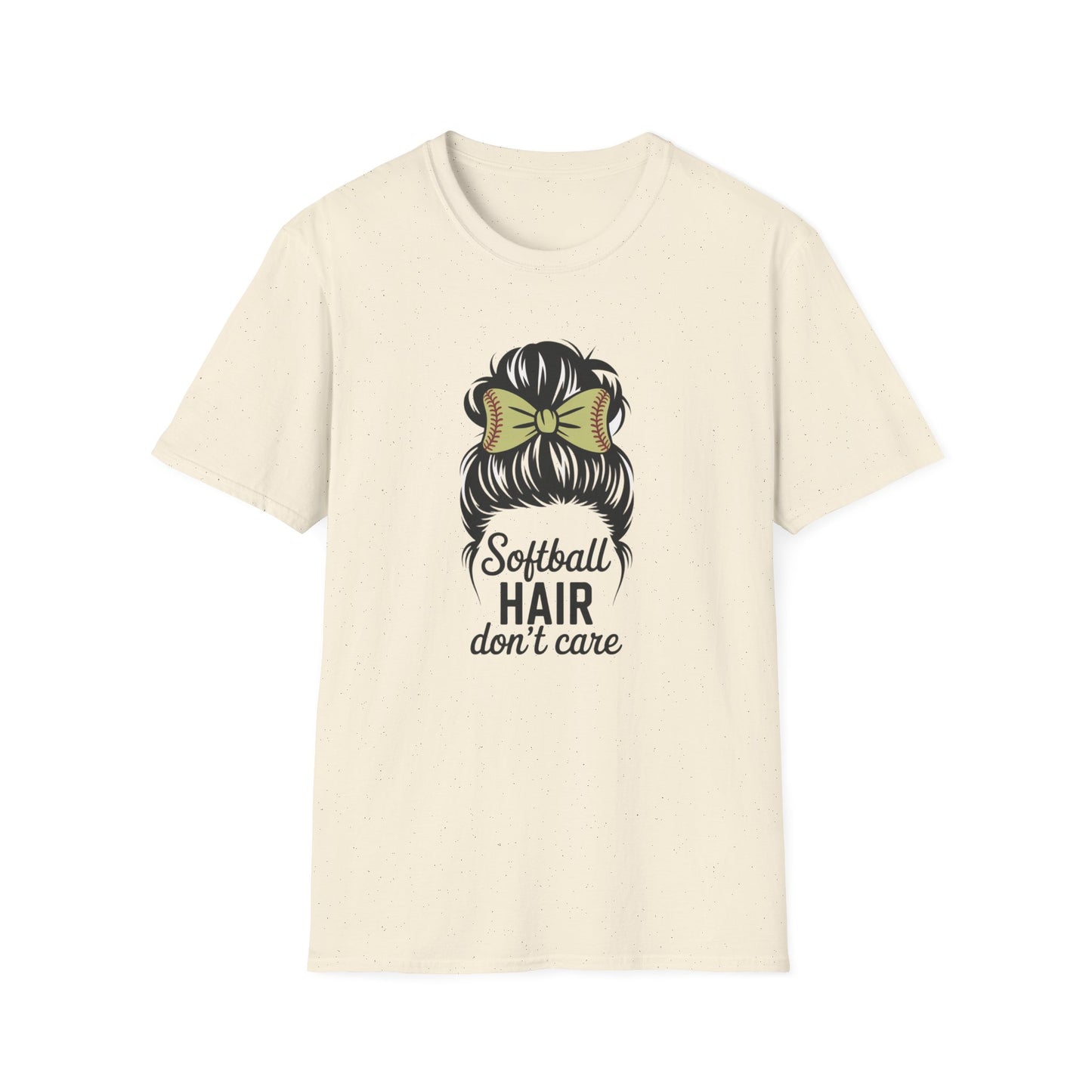 Softball Hair Don't Care Tee
