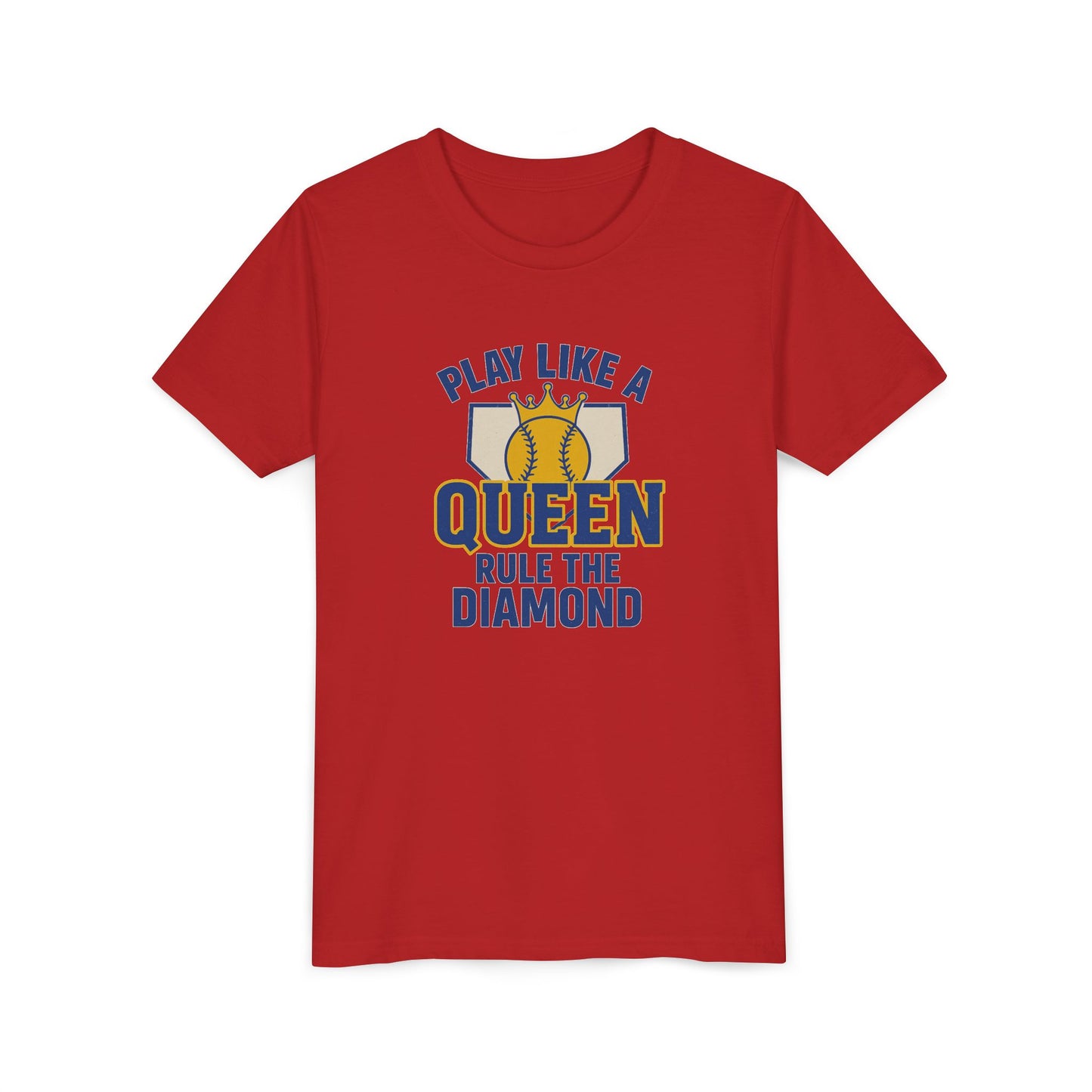 Play Like a Queen Softball Tee