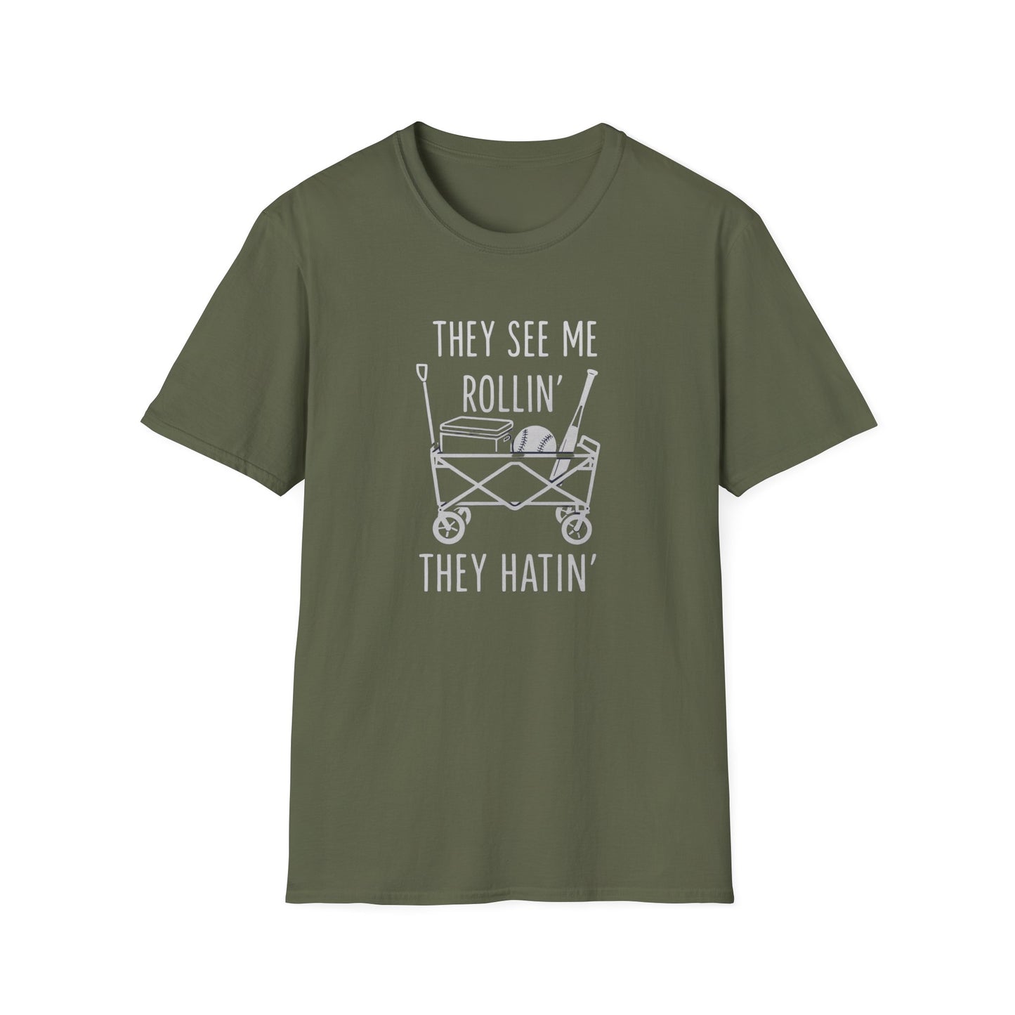 They See Me Rollin Softball Tee
