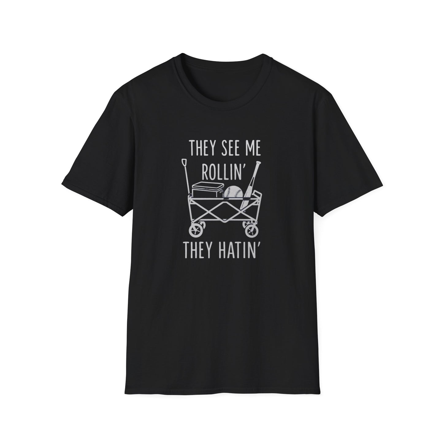 They See Me Rollin Softball Tee