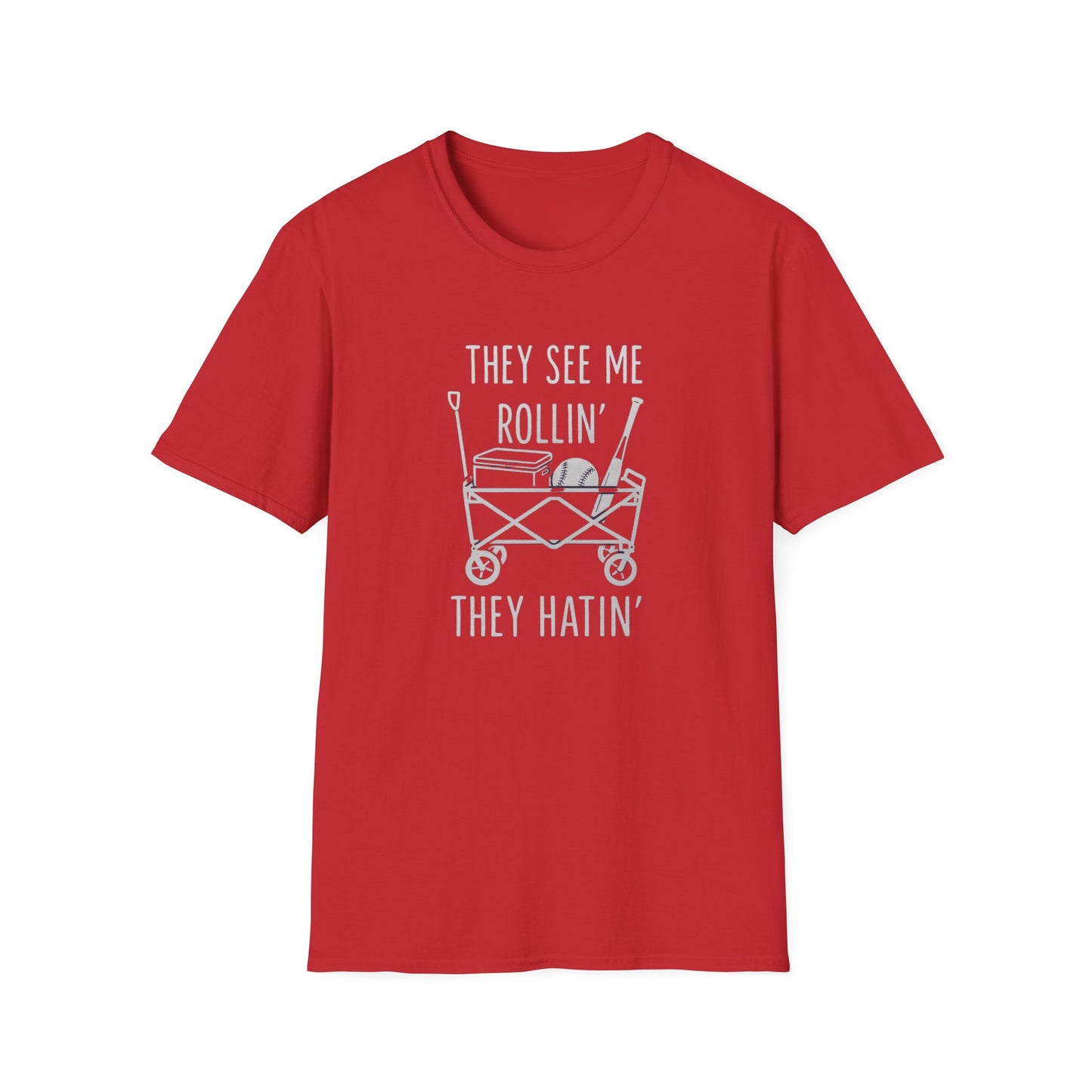 They See Me Rollin Softball Tee