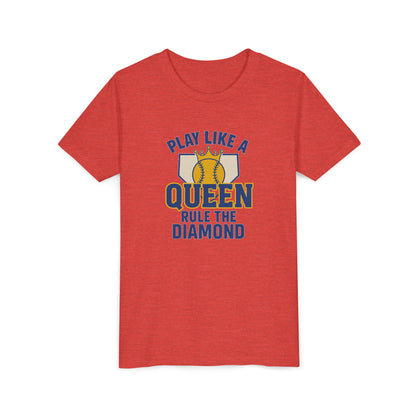 Play Like a Queen Softball Tee