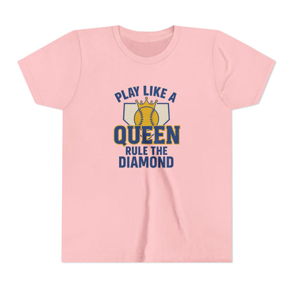 Play Like a Queen Softball Tee
