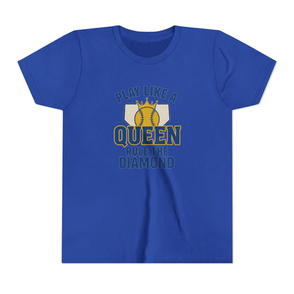 Play Like a Queen Softball Tee