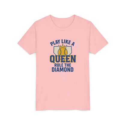 Play Like a Queen Softball Tee