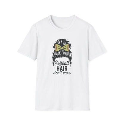 Softball Hair Don't Care Tee