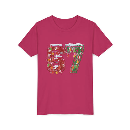 67 Vintage Number Tee with Holiday Lights Design