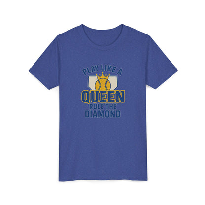 Play Like a Queen Softball Tee