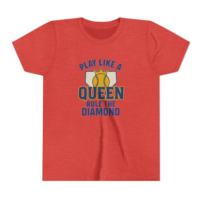 Play Like a Queen Softball Tee