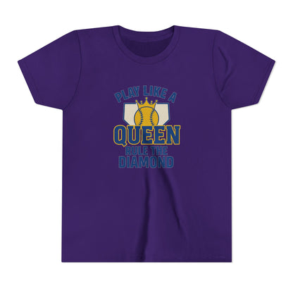 Play Like a Queen Softball Tee