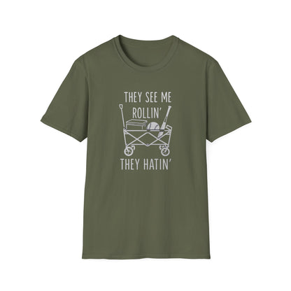 They See Me Rollin Softball Tee