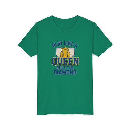 Play Like a Queen Softball Tee