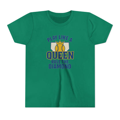 Play Like a Queen Softball Tee