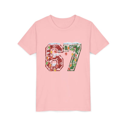 67 Vintage Number Tee with Holiday Lights Design