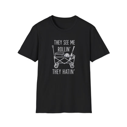 They See Me Rollin Softball Tee