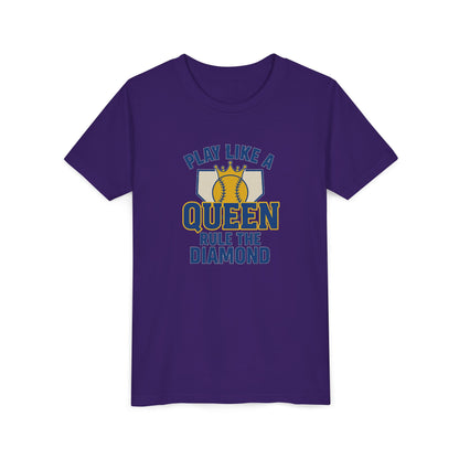 Play Like a Queen Softball Tee