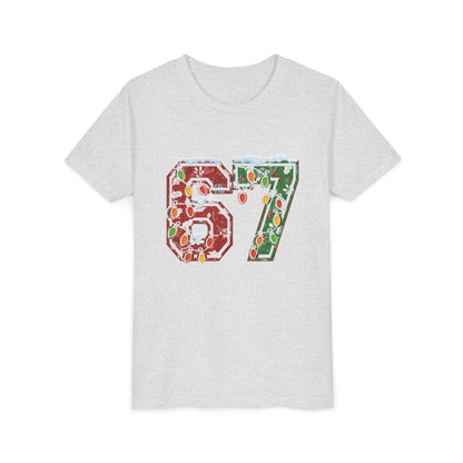 67 Vintage Number Tee with Holiday Lights Design