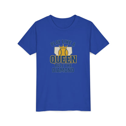 Play Like a Queen Softball Tee