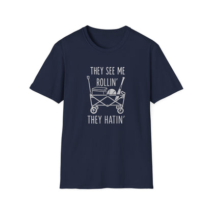 They See Me Rollin Softball Tee