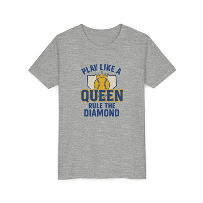 Play Like a Queen Softball Tee