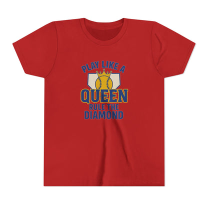 Play Like a Queen Softball Tee