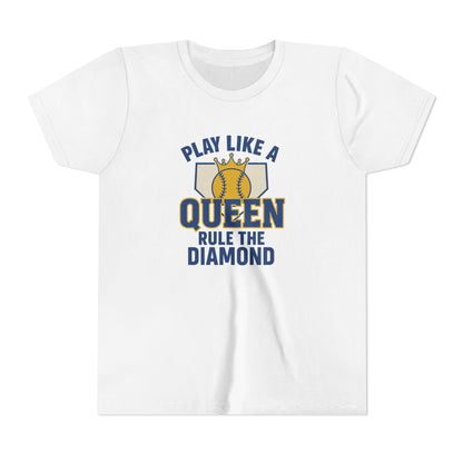 Play Like a Queen Softball Tee