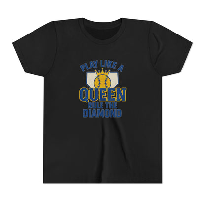 Play Like a Queen Softball Tee