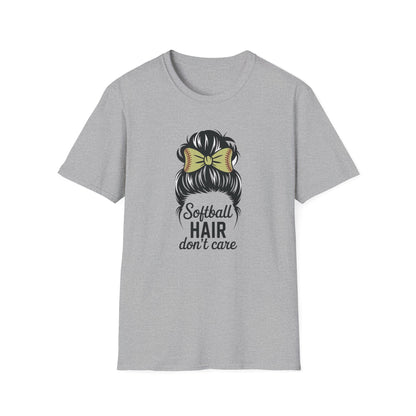 Softball Hair Don't Care Tee