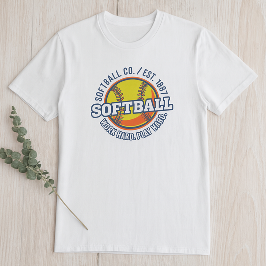 Work Hard Play Hard Adult T-Shirt