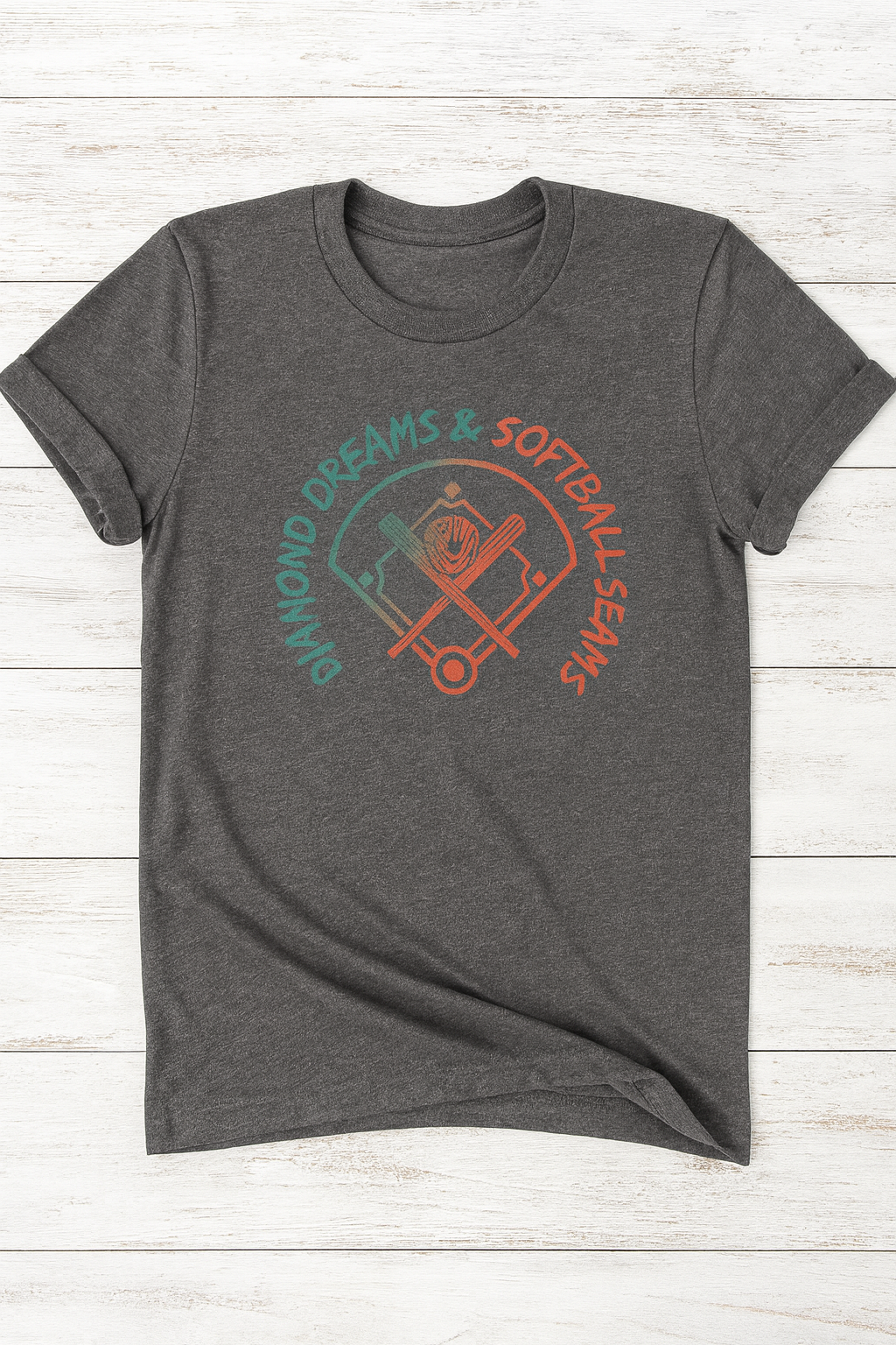 Diamond Dreams & Softball Seams Sport Tee