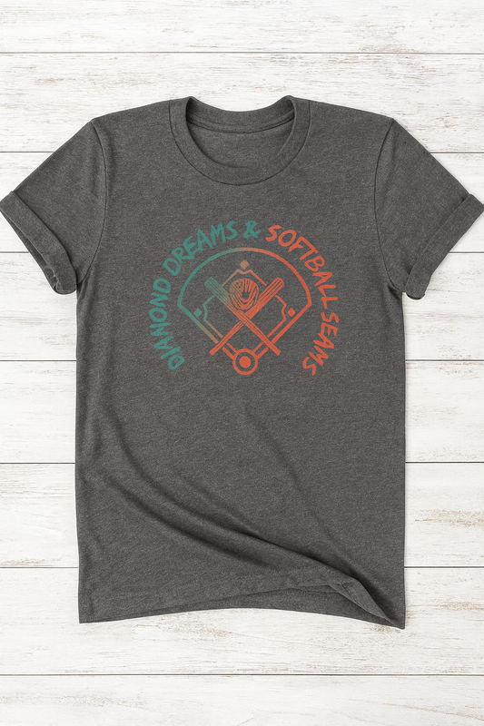 Diamond Dreams & Softball Seams Sport Tee